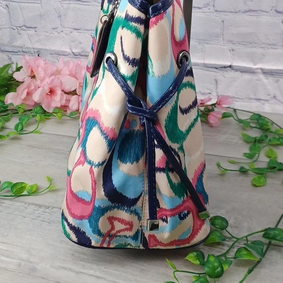 Coach Ikat Signature Vintage Carry All C1380-F24453 - Picture 4 of 15